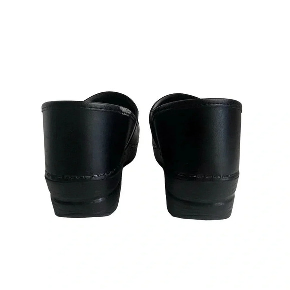 Dansko Women's Professional Black Leather Clogs Size 9.5-10 Arch Support - Picture 5 of 13